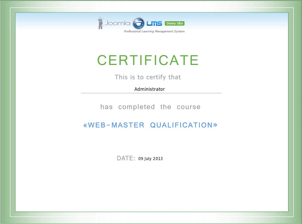 generate certificate